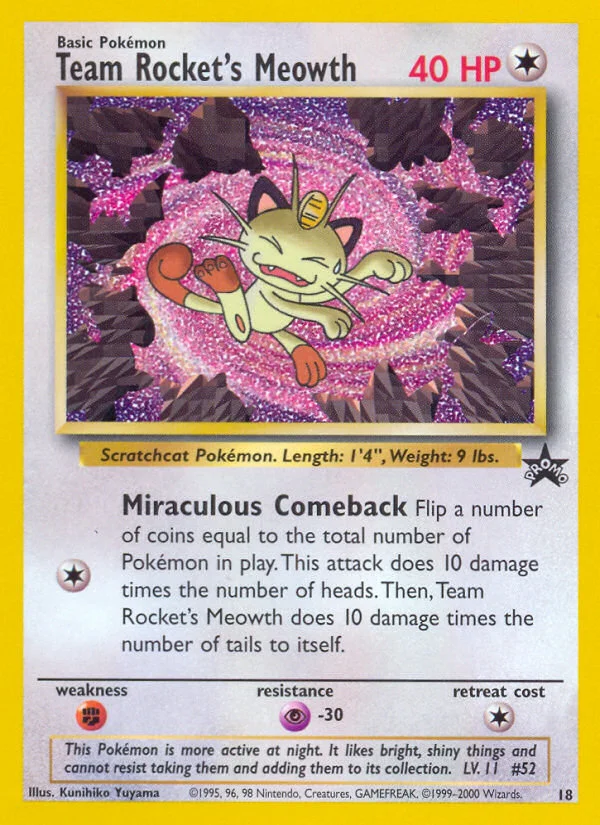 Carte Pokémon Team Rocket's Miaouss — Promos Wizards