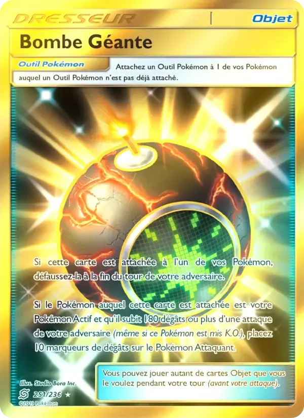 Carte Pokémon Bombe Géante — Harmonie des Esprits