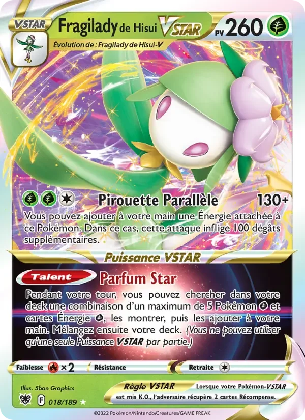 Carte Pokémon Fragilady de Hisui VSTAR — Astres Radieux