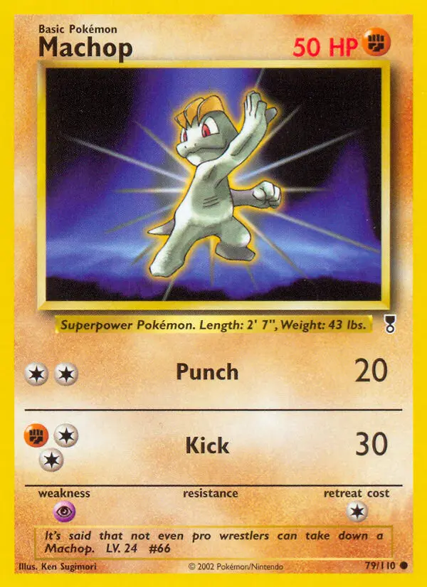 Carte Pokémon Machoc — Legendary Collection