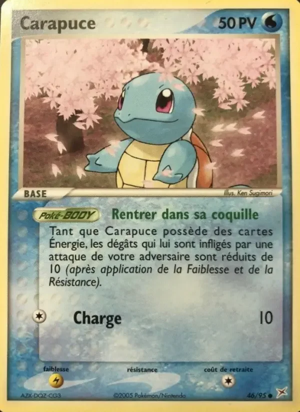 Carte Pokémon Carapuce — Team Magma vs Team Aqua