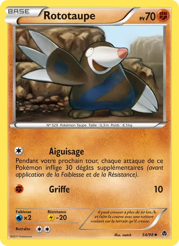 Carte Rototaupe