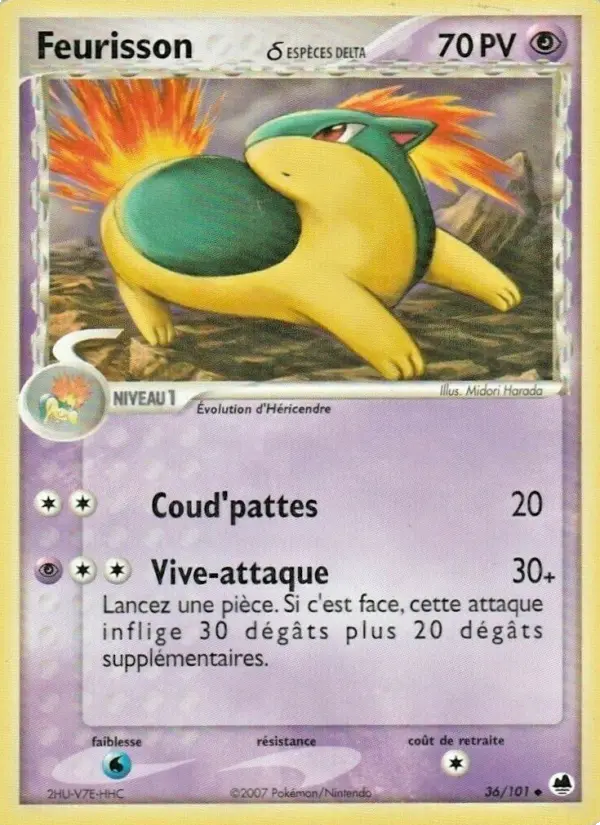Carte Feurisson δ