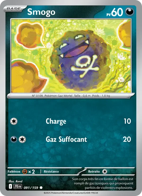 Carte Pokémon Smogo — Aventures Ensemble
