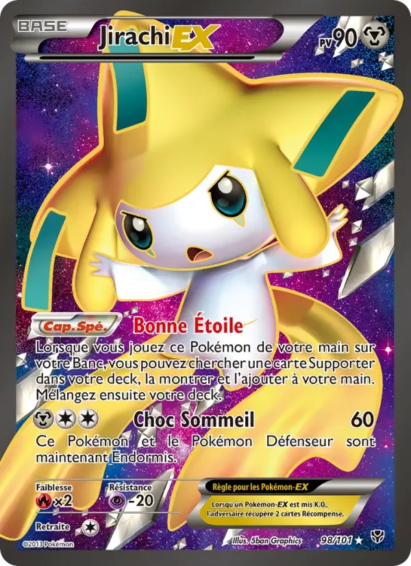 Carte Jirachi EX