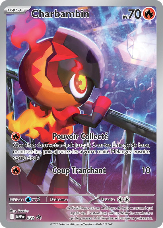 Carte Pokémon Charbambin — Promos Méga-Évolution