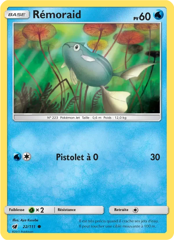 Carte Pokémon Rémoraid — Invasion Carmin