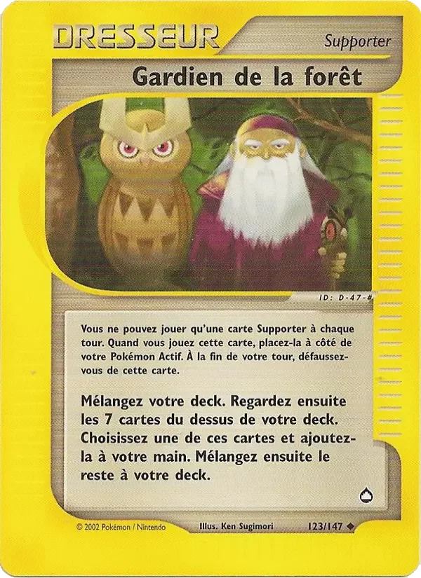Carte Pokémon Gardien de la forêt — Aquapolis