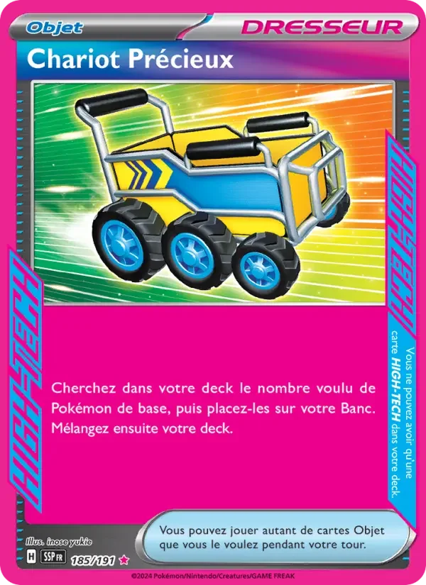 Carte Chariot Précieux