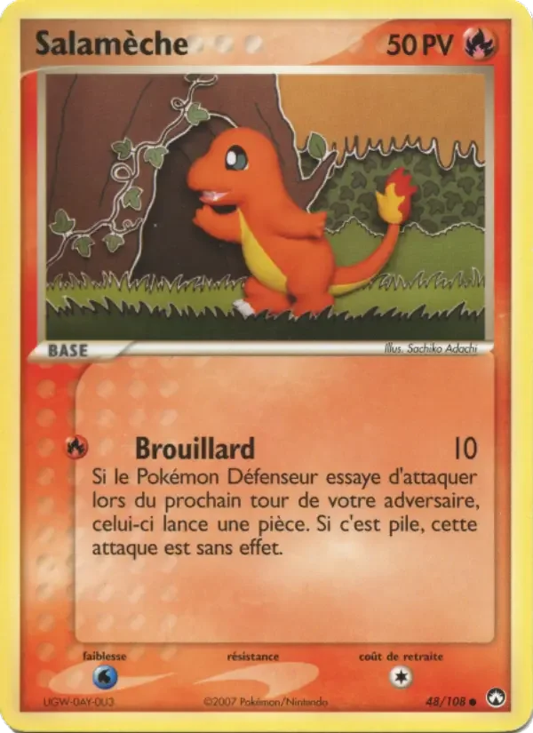 Carte Pokémon Salamèche — Gardiens du Pouvoir
