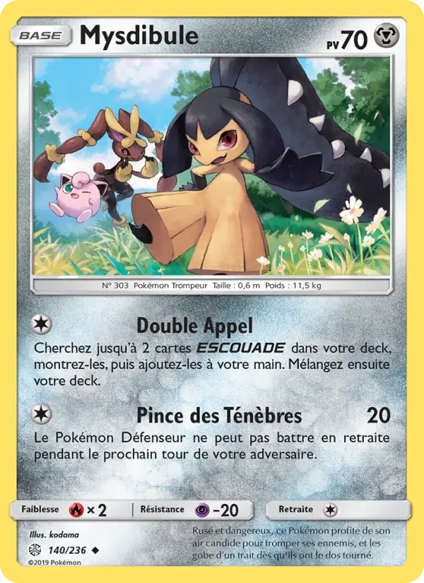 Carte Pokémon Mysdibule — Éclipse Cosmique