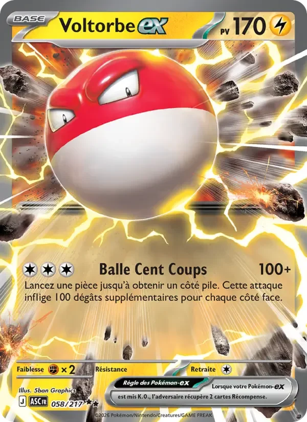 Carte Voltorbe-ex