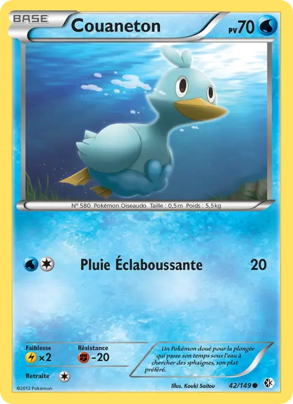 Carte Pokémon Couaneton — Frontières Franchies