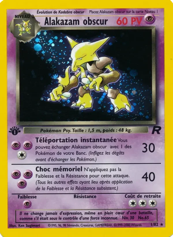 Carte Alakazam obscur