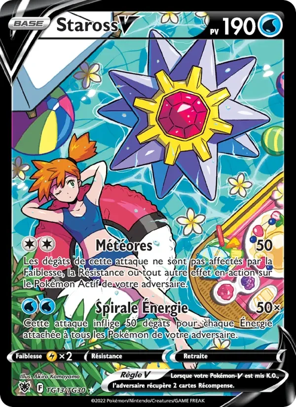 Carte Pokémon Staross V — Astres Radieux