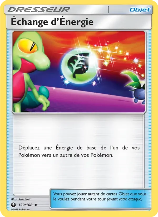 Carte Pokémon Échange d’Énergie — Tempête Céleste