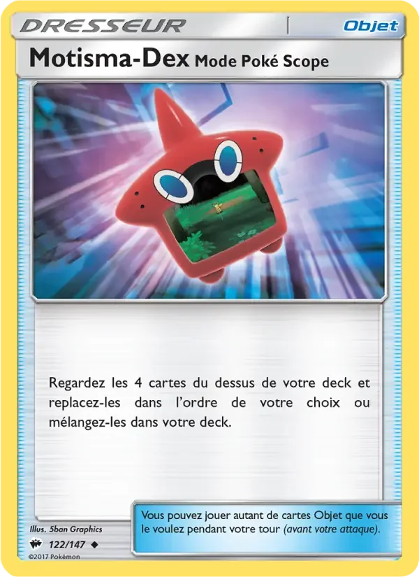 Carte Motisma-Dex – Mode Poké Scope