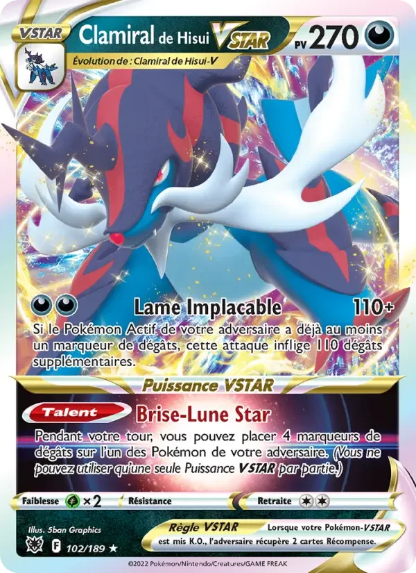 Carte Clamiral de Hisui VSTAR