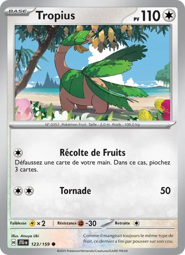Carte Pokémon Tropius — Aventures Ensemble