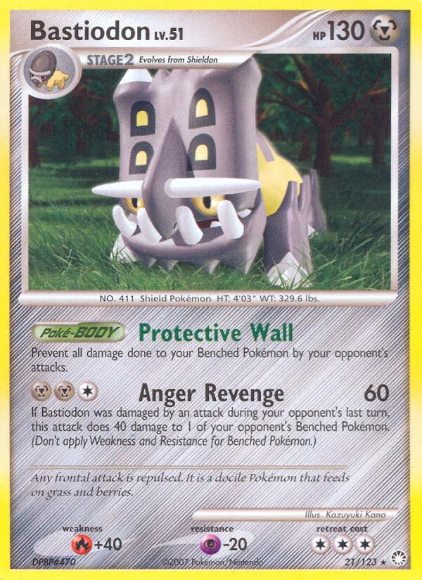 Carte Pokémon Bastiodon — Trésors Mystérieux