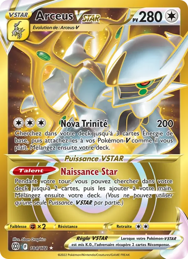 Carte Arceus VSTAR
