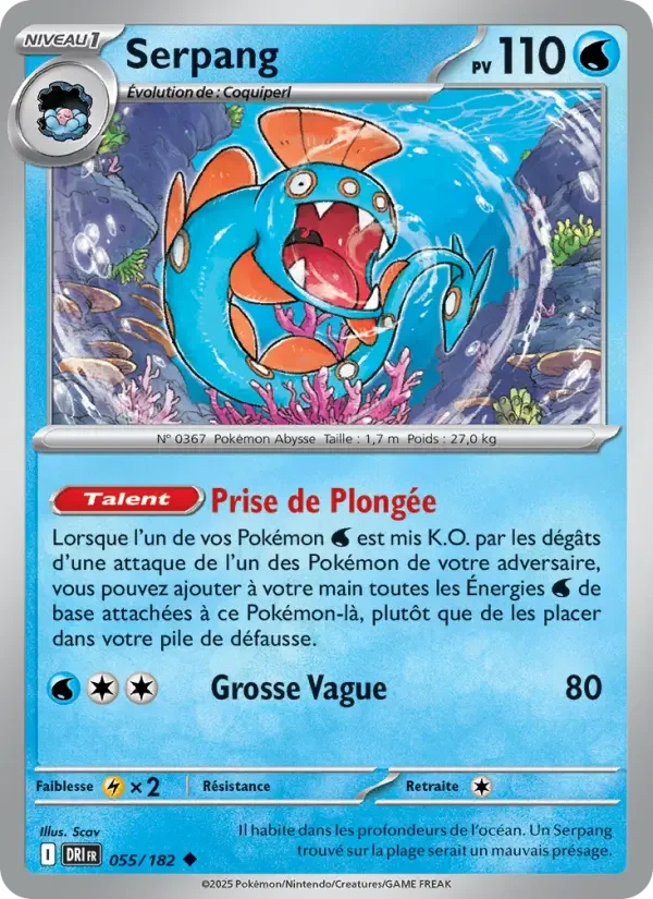 Carte Pokémon Serpang — Rivalités Destinées