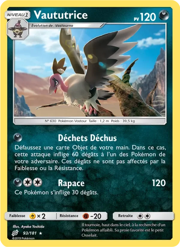 Carte Pokémon Vaututrice — Duo de Choc