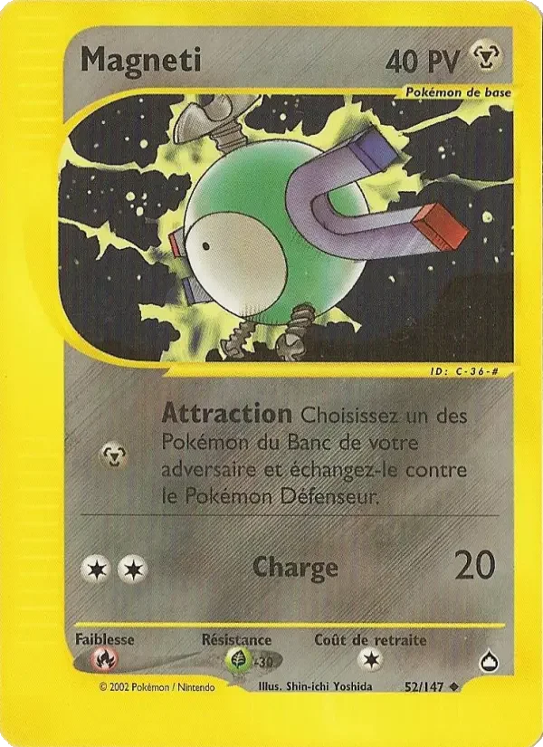 Carte Pokémon Magneti — Aquapolis