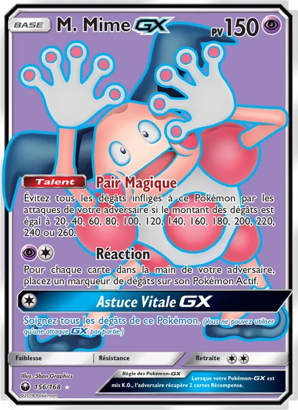 Carte M. Mime GX