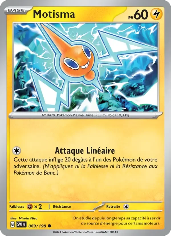 Carte Pokémon Motisma — Écarlate et Violet