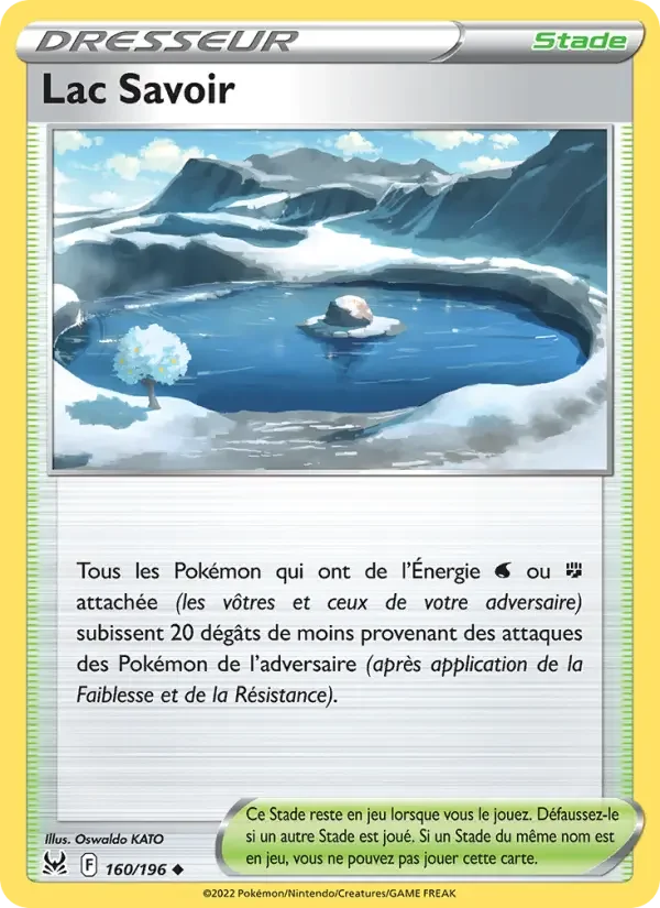 Carte Lac Savoir