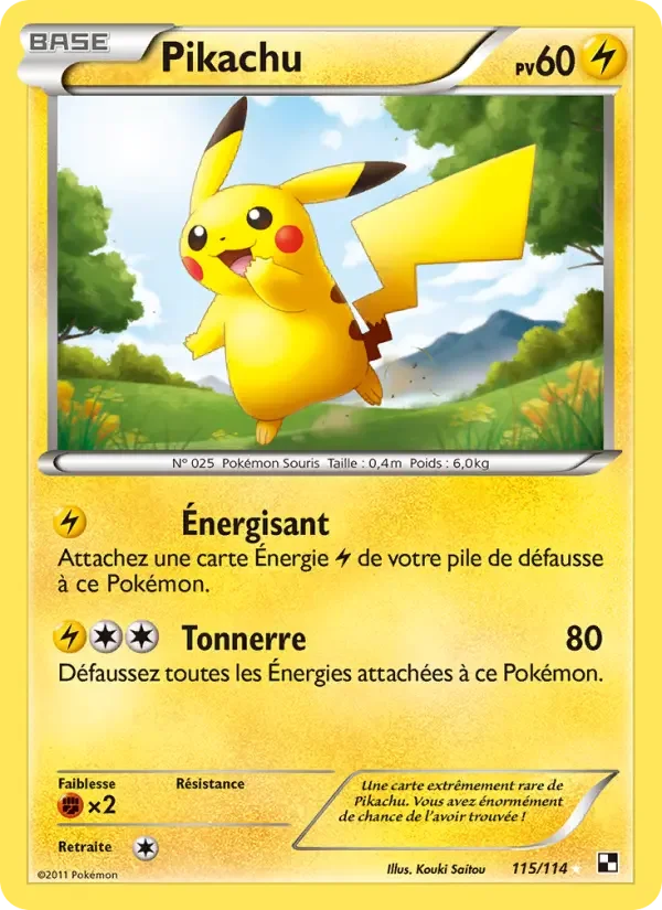 Carte Pikachu