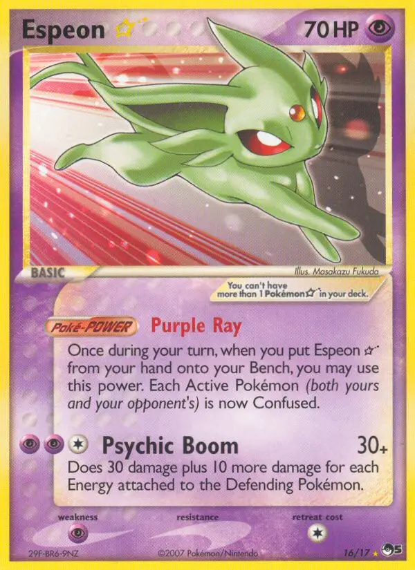 Carte Espeon ★