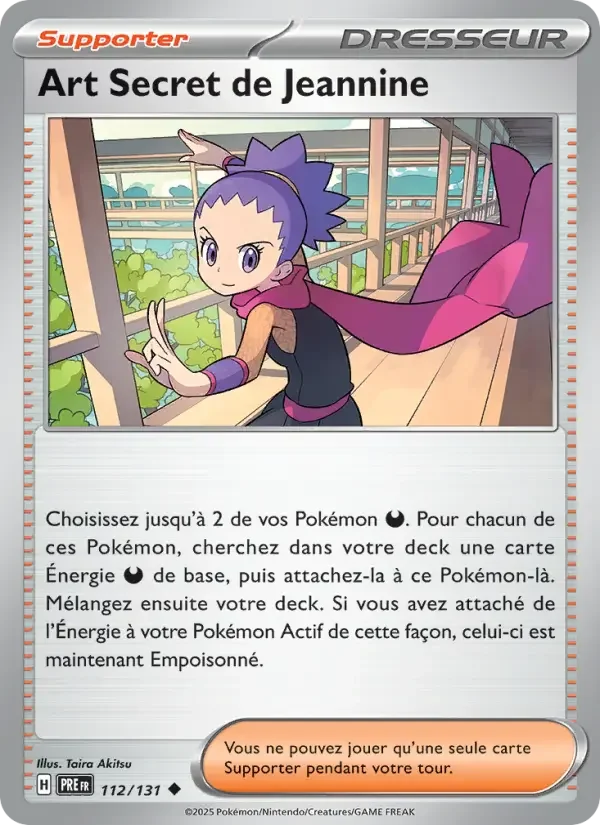 Carte Art Secret de Jeannine