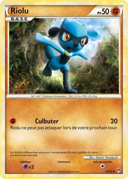 Carte Pokémon Riolu — L'Appel des Légendes