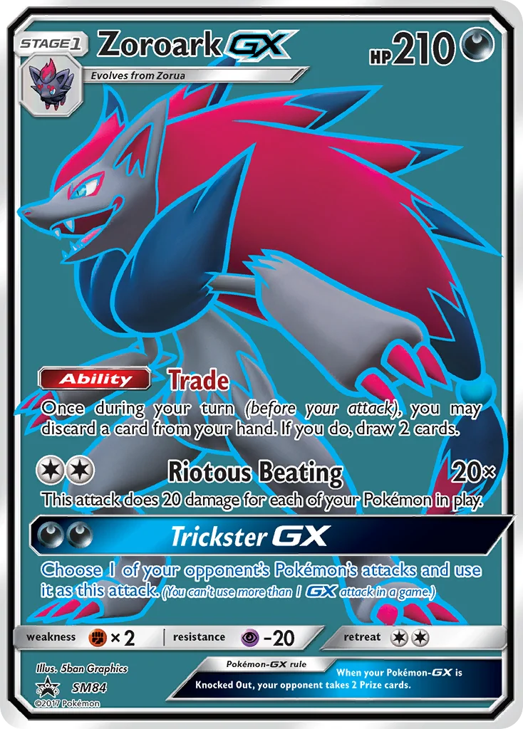 Carte Zoroark GX
