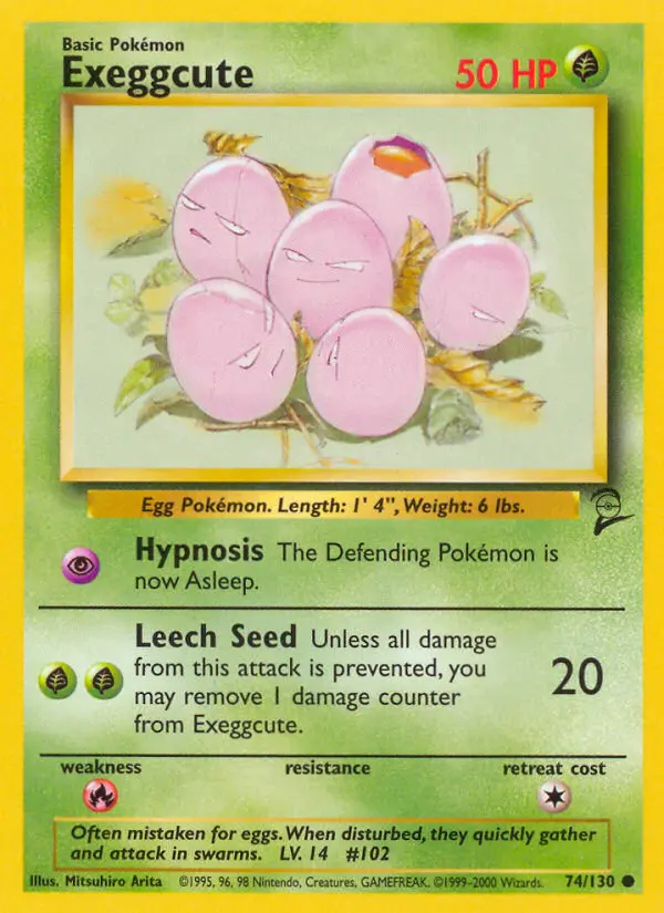 Carte Pokémon Noeunoeuf — Base Set 2