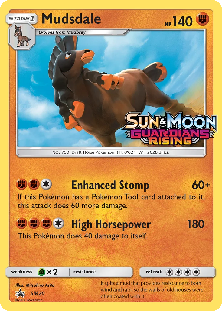 Carte Pokémon Bourrinos — Promos Soleil et Lune