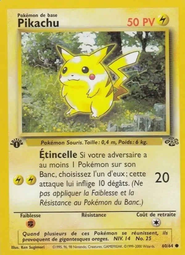 Carte Pikachu