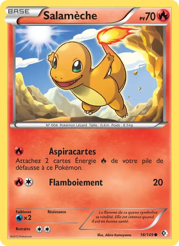 Carte Pokémon Salamèche — Frontières Franchies
