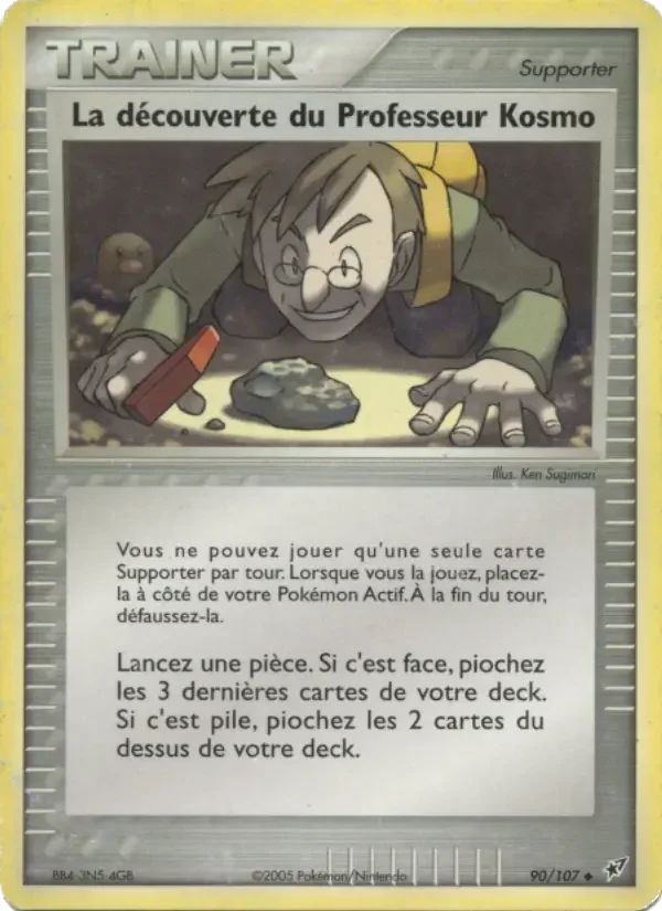 Carte La découverte du Professeur Kosmo
