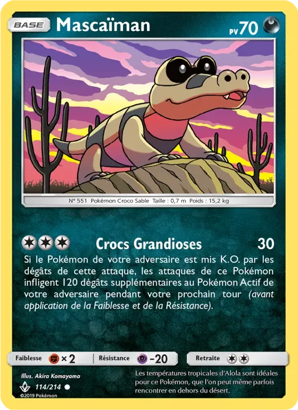Carte Pokémon Mascaïman — Alliance Infaillible