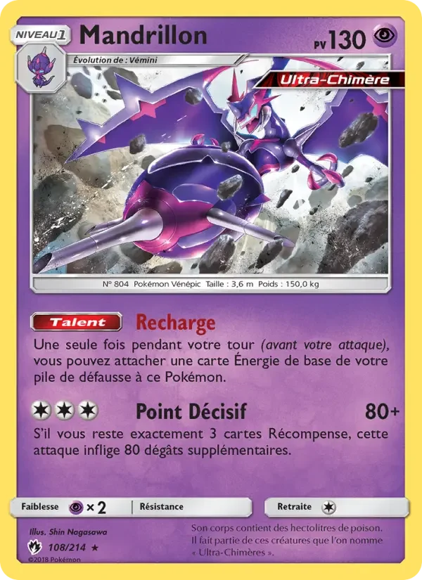 Carte Mandrillon