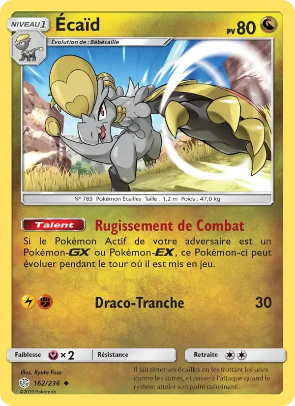 Carte Pokémon Écaïd — Éclipse Cosmique