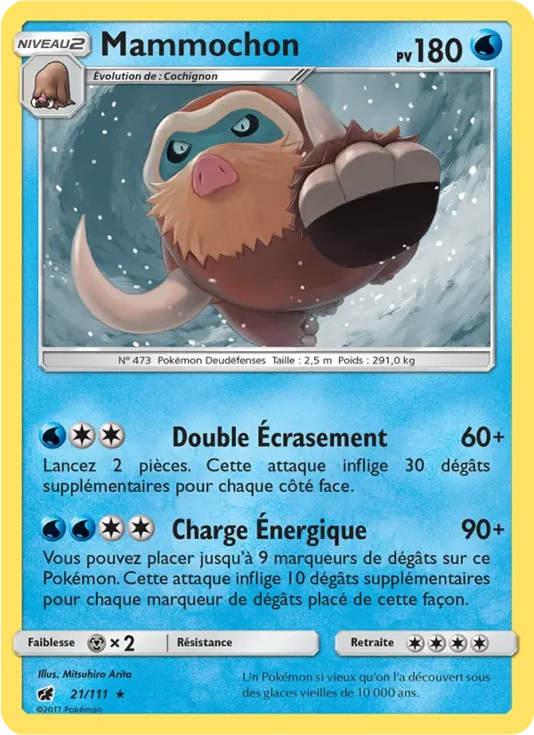 Carte Pokémon Mammochon — Invasion Carmin