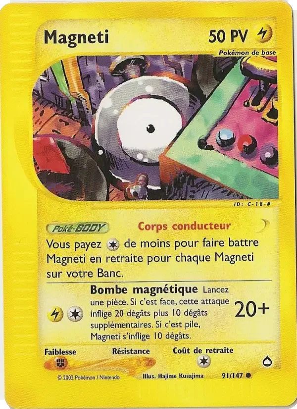 Carte Pokémon Magneti — Aquapolis