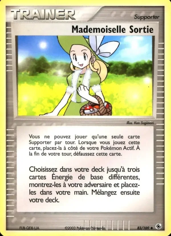 Carte Mademoiselle Sortie