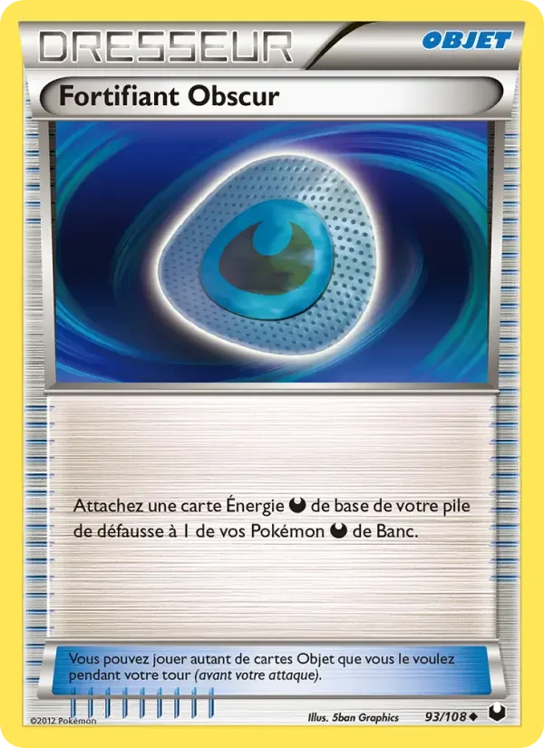 Carte Pokémon Fortifiant Obscur — Explorateurs Obscurs