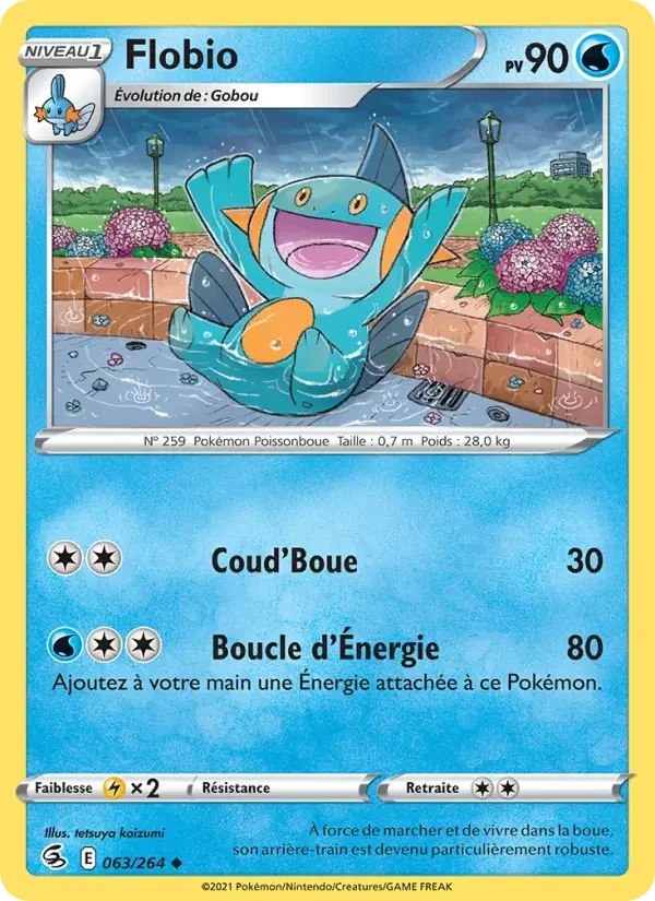 Carte Pokémon Flobio — Poing de Fusion
