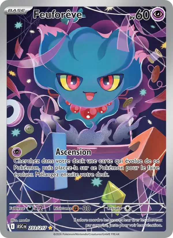 Carte Pokémon Feuforêve — Héros Transcendants